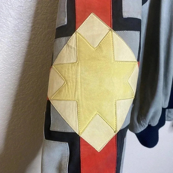 HOBO Michael Hoban North Beach Men’s Sz 46 Aztec Leather Jacket Made in USA - Picture 7 of 12